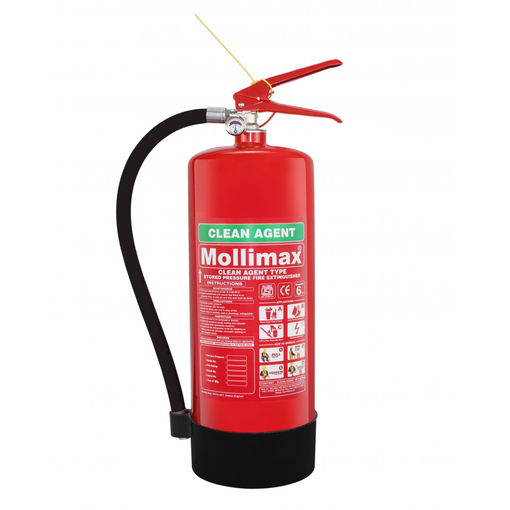 Clean Agent 6Kg capacity, IS:15683