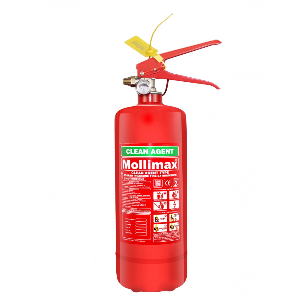 Clean Agent 2Kg capacity, IS:15683